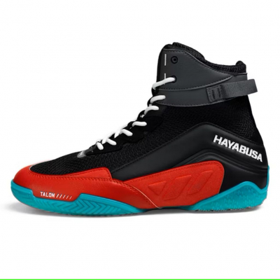 Hayabusa Talon Boxing Shoes Negro-Rojo