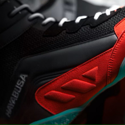 Hayabusa Talon Boxing Shoes Negro-Rojo