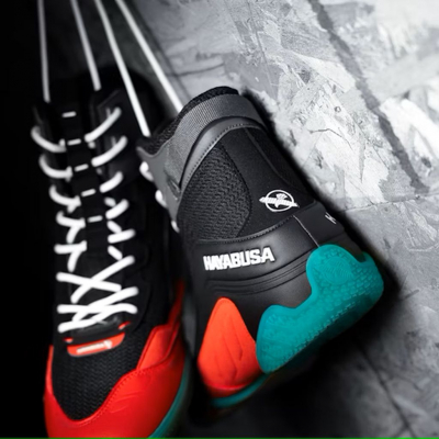 Hayabusa Talon Boxing Shoes Negro-Rojo