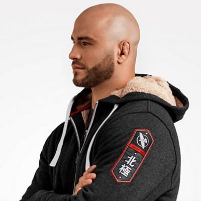 Hayabusa Heavyweight Sherpa-Lined Zip Hoodie Grau