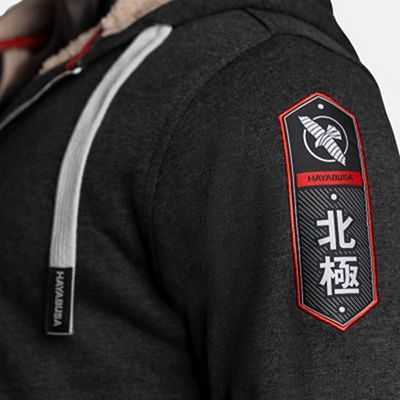 Hayabusa Heavyweight Sherpa-Lined Zip Hoodie Grå