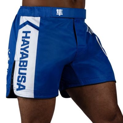 Hayabusa Icon Mid Length Fight Shorts Blue