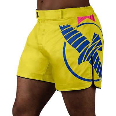 Hayabusa Icon Mid Length Fight Shorts Yellow