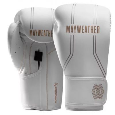 Hayabusa Mayweather Contender Boxing Gloves Blanco-Oro