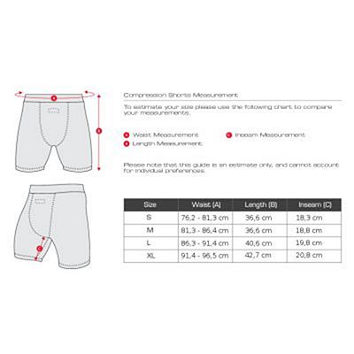 Hayabusa Metaru 47 Silver Compression Shorts Black-Red