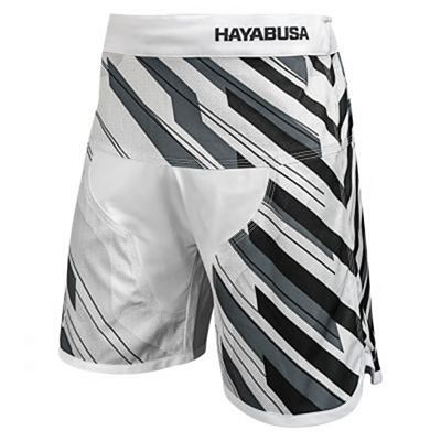 Hayabusa Metaru Charged Jiu Jitsu Shorts White