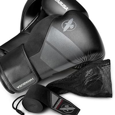 Hayabusa S4 Boxing Gloves Schwarz