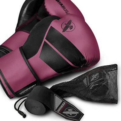 Hayabusa S4 Boxing Gloves Wine Roxo