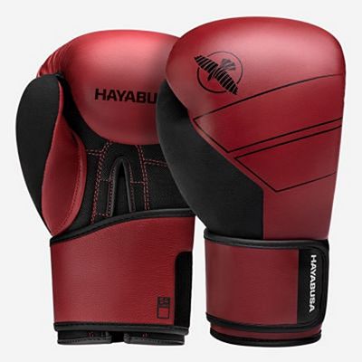 Hayabusa S4 Leather Boxing Gloves Rojo