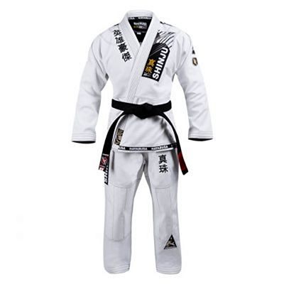 Hayabusa Shinju 3 Pearl Weave Jiu Jitsu Gi Bianco