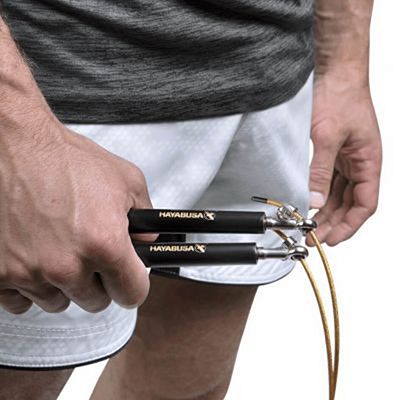 Hayabusa Skipping Rope Schwarz-Gold