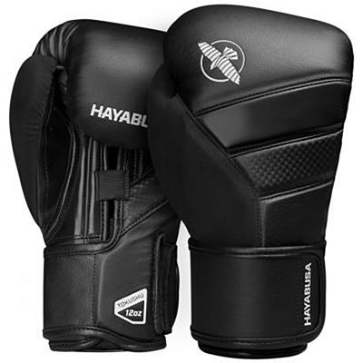 Hayabusa T3 Guantes Boxeo Negro-Negro