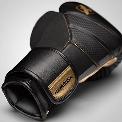 Hayabusa T3 Boxing Gloves Nero-Oro