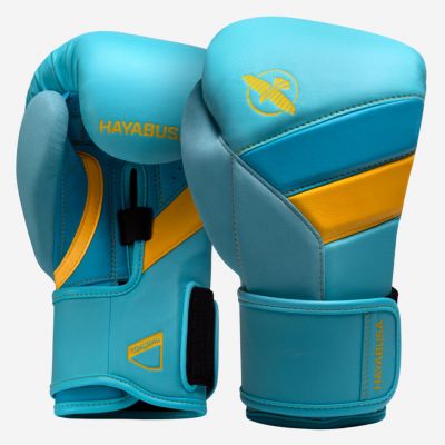 Hayabusa T3 Boxing Gloves Azul-Amarillo