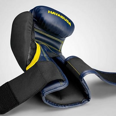 Hayabusa T3 Boxing Gloves Mörkblå-Gul