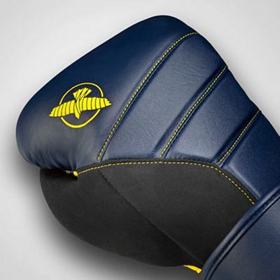 Hayabusa T3 Boxing Gloves Azul Marino-Amarillo