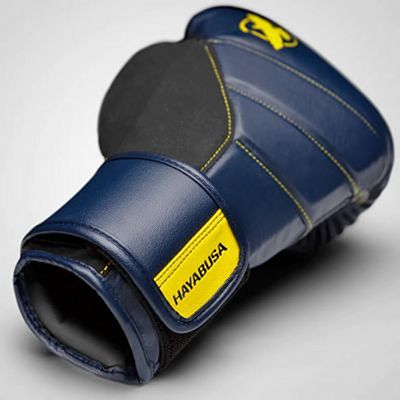 Hayabusa T3 Boxing Gloves Navy Blu-Giallo