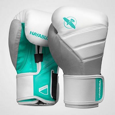 Hayabusa T3 Boxing Gloves White-Green