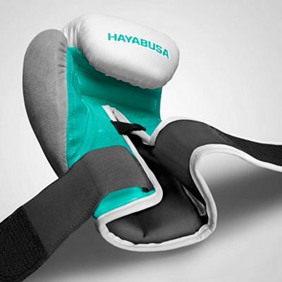 Hayabusa T3 Boxing Gloves Vit-Grön