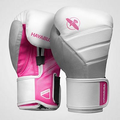 Hayabusa T3 Boxing Gloves Fehèr-Ròzsaszìn