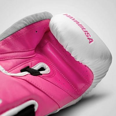 Hayabusa T3 Boxing Gloves Bianco-Rosa