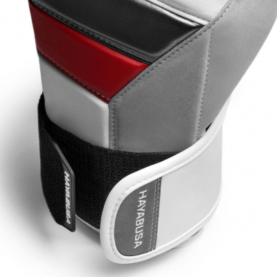 Hayabusa Guantes Boxeo T3 Blanco-Rojo
