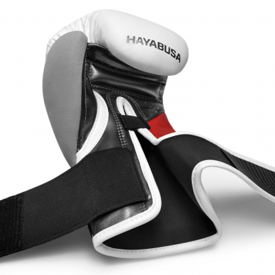 Hayabusa Guantes Boxeo T3 Blanco-Rojo