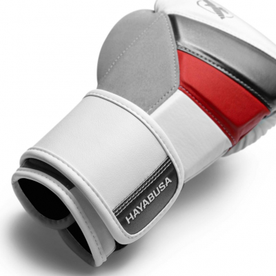 Hayabusa Guantes Boxeo T3 Blanco-Rojo