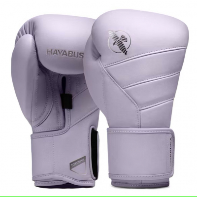 Hayabusa T3 Kanpeki Boxing Gloves Morado-Plata