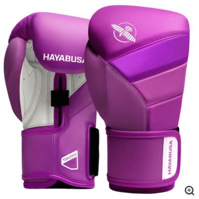 Hayabusa T3 Neon Boxing Gloves Lila