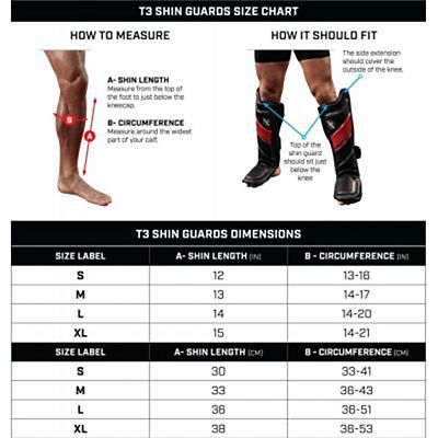 Hayabusa T3 Striking Shinguards Black-Grey