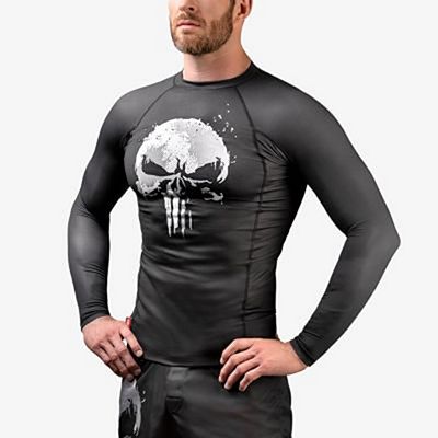 Hayabusa The Punisher Long Sleeve Rashguard Preto