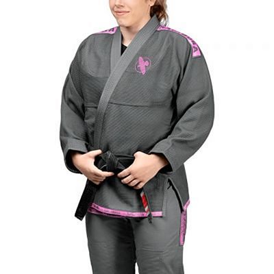 Hayabusa Women Lightweight Jiu Jitsu Gi Grau-Rosa