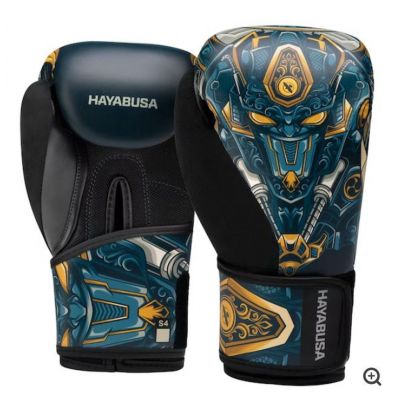 Luvas de Boxe Hayabusa Youth Epic Preto-Azul