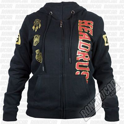 Headrush Battlefords Zip Hoodie Fekete