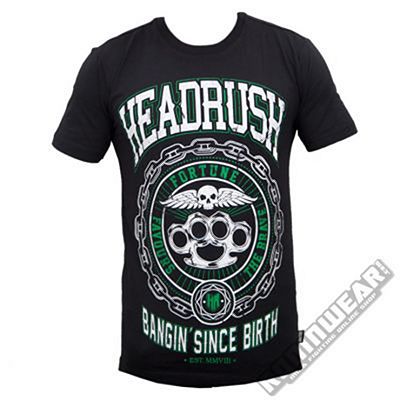 Headrush Brass N Chains T-shirt Schwarz