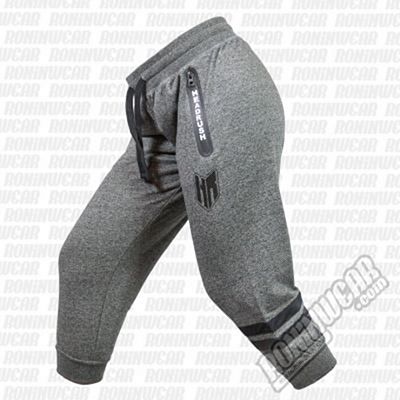 Headrush Double Stripes 3/4 Joggers Gris-Noir