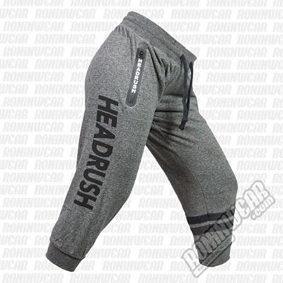 Headrush Double Stripes 3/4 Joggers Gris-Negro