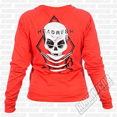 Headrush FFTB Striped Skull LS Tee Orange