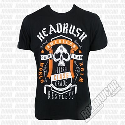 Headrush Valley View Tee Fekete