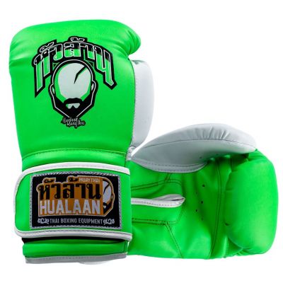 HuaLaan Boxing Glove Skintex Zöld-Fehèr