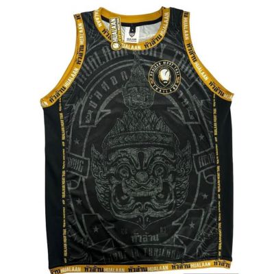 HuaLaan Hanuman T-shirt Nero-Oro