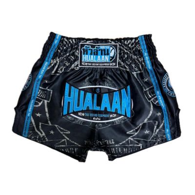 HuaLaan Muay Thai Short CR7 Schwarz-Blau