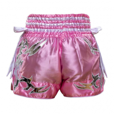 HuaLaan Muay Thai Short Pinket Rosa-Gold