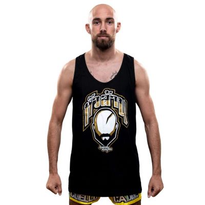 HuaLaan T-shirt Top Tank Fekete