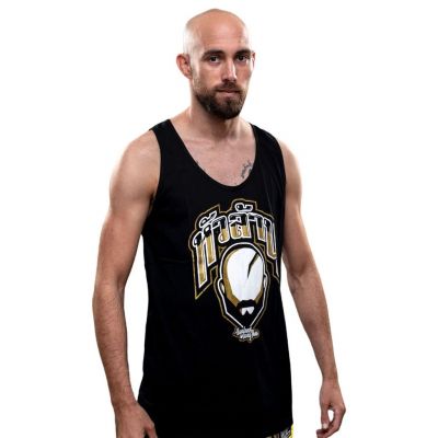 HuaLaan T-shirt Top Tank Fekete