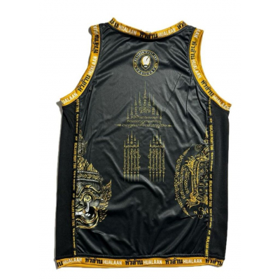 HuaLaan Tech T-Shirt Deus Schwarz-Gold