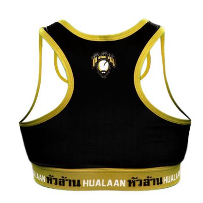 HuaLaan Top Bra Preto-Amarelo