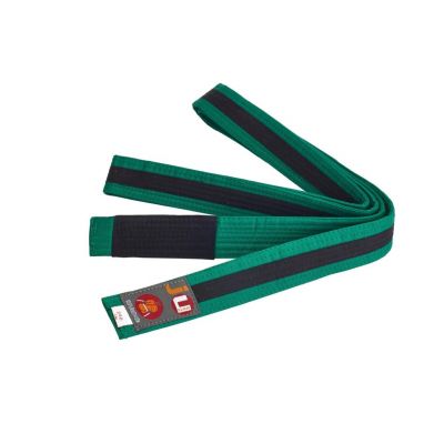 JU Sport Bjj Belt  Kids Grün-Schwarz