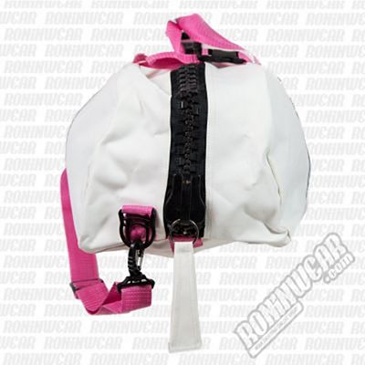 Kenka Giant Zipper Bag Blanco-Rosa